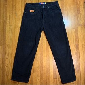 Black corduroy Empyre pants